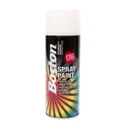 12 x Boston Matt White Spray Paint Cans 250 Gram High Gloss Rust Protection