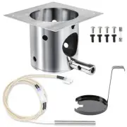 QuliMetal 304 Stainless Steel Fire Burn Pot and D2 Hot Rod Ignitor Kit for Tr...