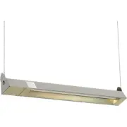 Infrared Heater - 5120 BTU - 120 V - 260 Sqft - Indoor Outdoor - Quartz - SS