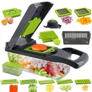 Vegetable Chopper, 14-in-1 Mandoline Slicer, Multifunctional Veggie Chopper, ...