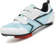 ULTIANT Cycling Shoes Mens Womens Compatible with Peloton Indoor Riding Shoes Road Bicycle Shoes with Look SPD SL Delta Cleats Outdoor Pedal Bike Shoes
