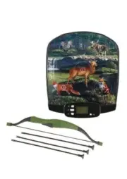 Sharper Image ELECTRONIC OVER THE DOOR Bow Hunter ARROW DART GAME 2 Player