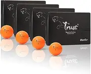 [Trust] Panther Golf Balls - Urethane Soft Hitting Feel, Straight Flight, Good Stop Control, Big MAX Core for Long Flights, Optimal Combination of Width & Spin Control, 12/48 Balls, White/Yellow/Orange