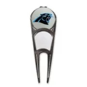NFL Golf Divot Fixer Repair Tool with Ball Marker - Carolina Panthers