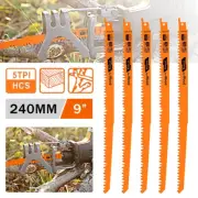 5Pcs High Carbon Steel Assorted Reciprocating Saw Blades Set Metal·.