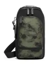NEW Tumi Harrison GREGORY Sling Crossbody Bag Backpack - GREEN CAMO JACQUARD