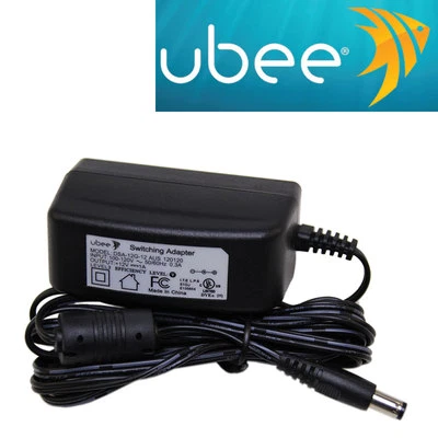 Genuine Ubee 12V AC Adapter Power Supply for Wireless Router Cable DSL Modem