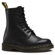 Dr. Martens Unisex 1460 8 Lace Up Leather Boots Shoes Doc Martins - Soft Nappa