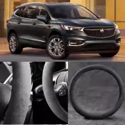 For Buick ENCLAVE Non-slip Black Suede Car Steering Wheel Cover Accessories