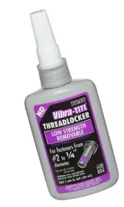 Vibra-TITE 111 Low Strength Removable Anaerobic Threadlocker, 50 ml Bottle, P...