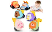Pull Back Car Truck Toys Animal Cars Toddlers Kids Children Preschool Cute Shape