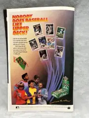 RARE Upper Deck Trading Cards Promotional Print Ad