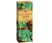 HEM Patchouli Amber W/ 120 Incense Sticks Meditation Aroma Relaxation Fragrance