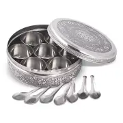Designer Spice Container Masala Dabba With 7 Compartments, Masala Box, Spice ...