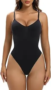 [YIANNA] Sculpting Bodysuit for Women Tummy Control Seamless Shapewear Body Shaper
