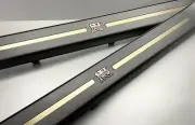 Genuine Nissan R35 GTR GT-R T-Spec Kicking Plate Pair Set left + right