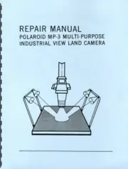 Polaroid MP-3 Industrial View Camera (1969-1972) Service & Repair Manual Reprint