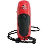 Fox 40 Electronic Whistle Red/Black One Size