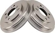 TRQ Rear Brake Drum Set Compatible with 2011-2013 Ford
