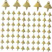 FELTECHELECTR DIY Christmas Ball Set Accessories Pendant End Caps for Tree Decorations Creative Ornaments Holder