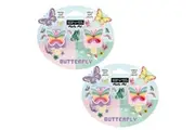 4pc BYS Mini Me Children's Makeup Kids Cosmetics Lipgloss Set Butterfly 3y+
