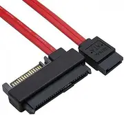 Chenyang SFF-8642 SAS 29 Pin to 7 Pin SATA Hard Disk Drive Raid Cable with 15 Pin SATA Power Port