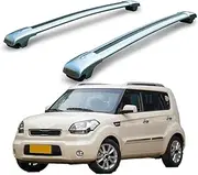 Compatible for Heavy Duty Lockable Roof Rack Cross Bars Aluminum Car Racks Compatible for Kia Soul 2010-2013/Roof Rails