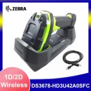 Zebra DS3678-HD3U42A0SFC High Density Bluetooth Wireless Barcode Scanner USB Kit