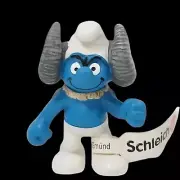 Smurfs Aries Ram Smurf 20720 Zodiac Astrology Smurf PVC Figure NEW/Schleich Tag