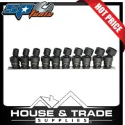 SP TOOLS 3/8"DR IMPACT SOCKET RAIL SET - 6PT METRIC SWIVEL - 10PC SP20256