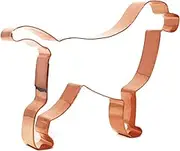 The Fussy Pup Labrador Retriever Cookie Cutter 5.25 x 4 in Copper Handmade in the USA for Labrador Baking, Dog-Themed Gifts, and Kitchen Decor