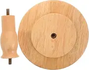 HOOTNEE DIY Wooden Mannequin Head Holder Base Solid Display Stand for Crafting Stable Support for Wigs and Head Models Height for Home and Salon Use
