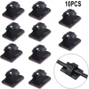 Self Adhesive Cable Clamp Clip Holder for Car Dash Cam Wire Bundles (10pcs)