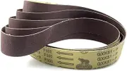 10 Pieces Sanding Belts, 50x1220mm A/O Abrasive Sanding Belts 2"*48" P60-600 Coarse to Fine Grinding Belt Grinder Accessories (Grit : P60P120P240P400P600)