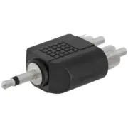 3.5mm Mono Male to Dual RCA Male Adapter-AVU
