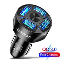 在飛比找ETMall東森購物網優惠-USB car charging one drag four