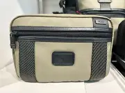 NEW Tumi Fremont MCGUIRE Ballistic Nylon TRAVEL DOPP KIT - SAGE GREEN / BLACK