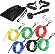 Resistance Bands Chest Expansion Pull Ropes Yoga Stretch Chest Muscle Strength Training Home Gym Exercise Bands for Men Women