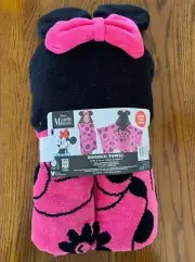 Minnie Mouse Hooded 27”X50” Plush SoftBath/Beach Towel