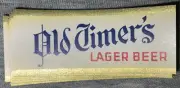 Old Timer’s Lager Beer, (25) Neck Bottle Labels