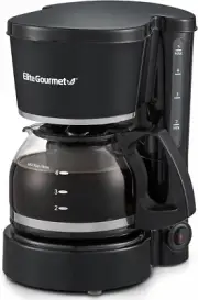 EHC-5055 Automatic 5-Cup Brew & Drip Coffee Maker with Pause N Serve Reusable Fi