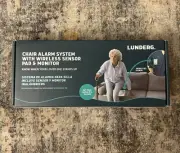 Lunderg Chair Alarm System Wireless Early Alert Sensor Pad with Monitor