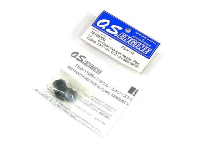 OS ENGINES 72109700 RC Model In-Cowl Exhaust Header Pipe 60D (M12) PH495