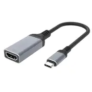 Cruxtec CTH8K-SG USB-C to HDMI Cable Adapter 8K/DSC/HDR Space Grey 15cm