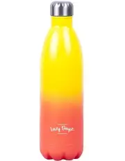 Lazy Dayz Jumbo Drink Bottle 1L Yellow Peach Ombre