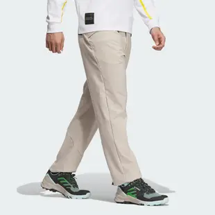 Adidas NAT.GEO Pants IL8991 男 長褲 亞洲版 運動 戶外 休閒 防風 拉鍊口袋 聯名 米