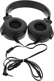 ELAYARD 1pc Noise Reduction Headset Comfortable Wired Headphones with Microphone Stereo Music Headphone for Desktop Material Lightweight Design for Music Lovers
