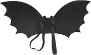 Halloween Wing And Cool Costume For Childrens Party PU Up Game Lightweight Clothing For Wing Cosplay Vampire For, Black wing, 0-5 years