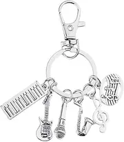 [YALLNASL] musician gift keychain for women men, Keychain