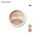 3 Colors Concealer Palette Eyeshadow Base Palette Matte Contour Concealer with B